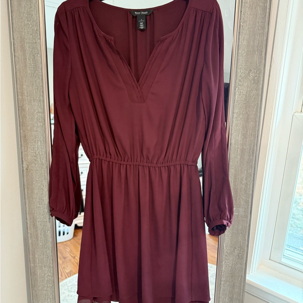 Burgundy Dress by black house white market